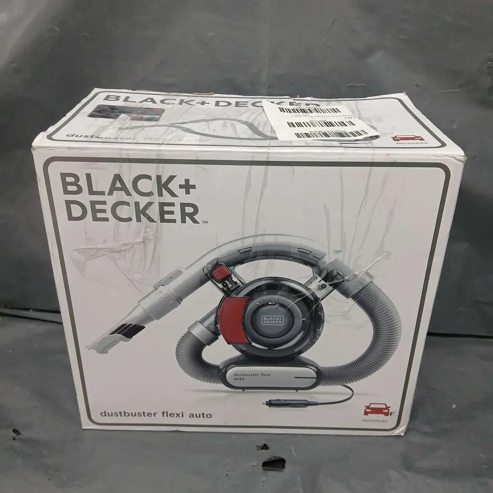 BLACK + DECKER 12V AUTO FLEXI CAR VACUUM