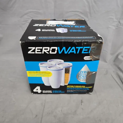ZEROWATER 4-STAGE WATER FILTRATION REPLACEMENT FILTERS – BOX OF 4