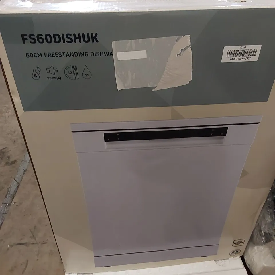 BOXED FREESTANDING DISHWASHER FS60DISHUK