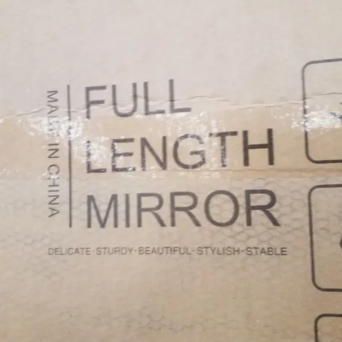BOXED FULL LENGTH MIRROR