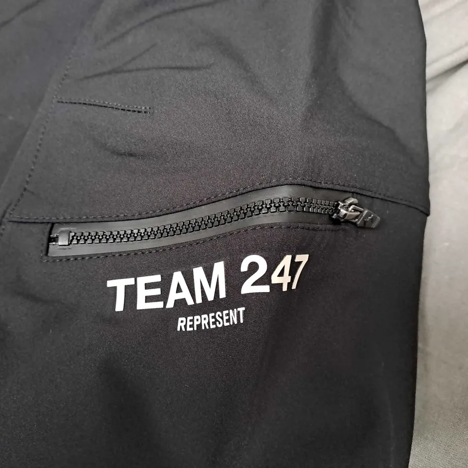 REPRESENT TEAM 247 BLACK COAT SIZE M 