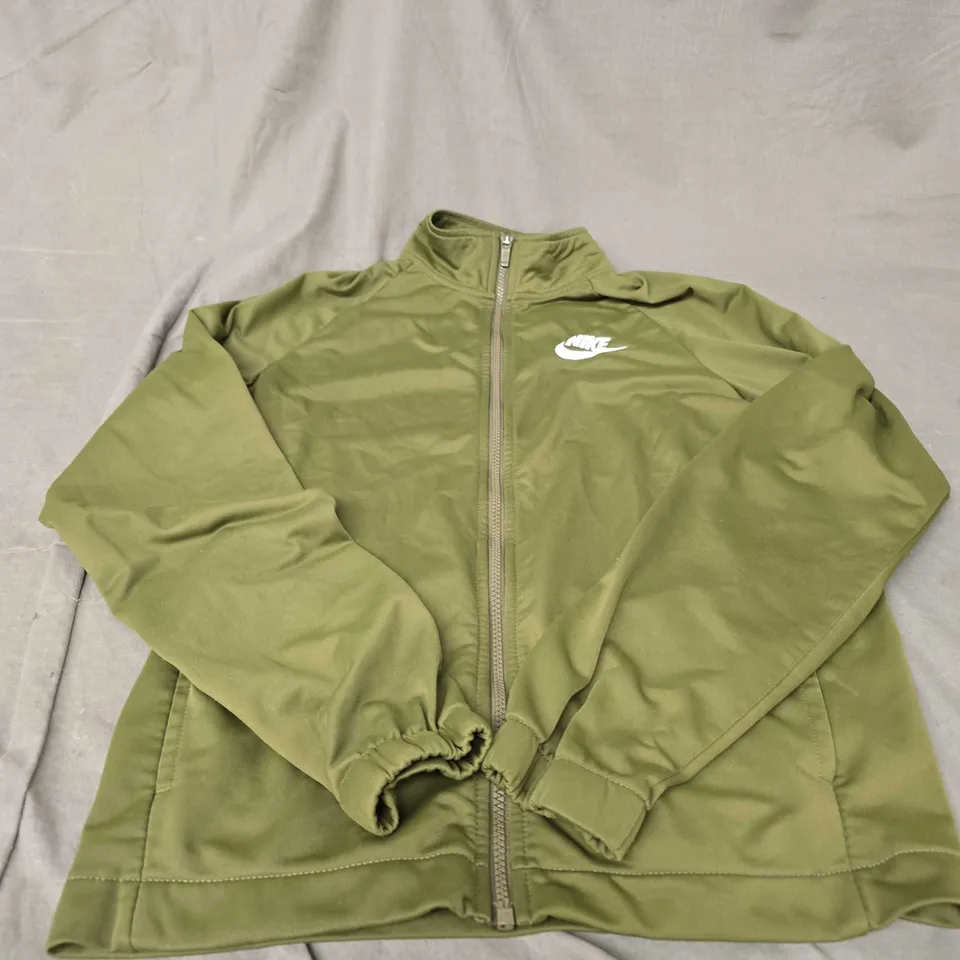 NIKE GREEN LONG SLEEVE JACKET SIZE M