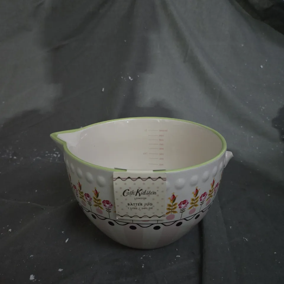 CATH KIDSTON PAINTED TABLE CERAMIC BATTER JUG 