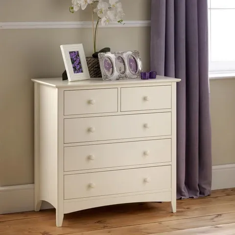 BOXED KINGSBURY 5-DRAWER CHEST OF DRAWERS