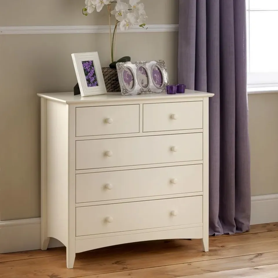 BOXED KINGSBURY 5-DRAWER CHEST OF DRAWERS