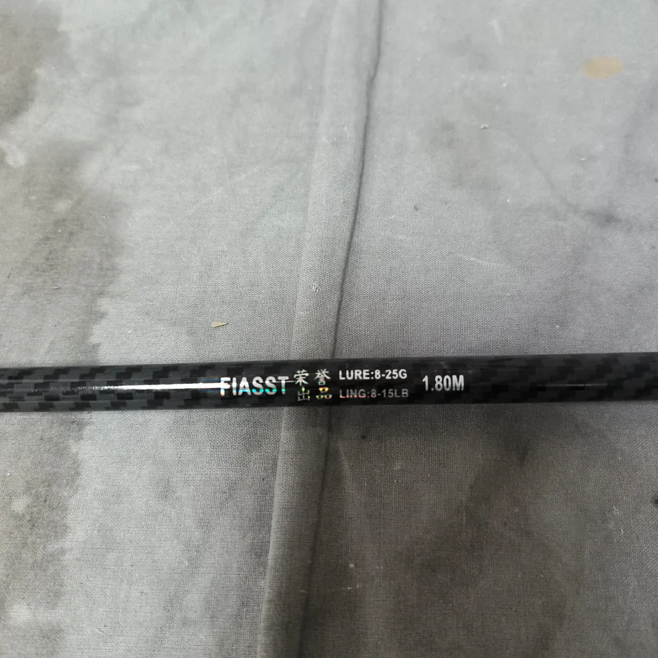 FISHING ROD 1.8M – LURE 8–25G, LINE 8–15LB, BLACK CARBON FINISH 