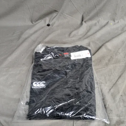 CANTERBURY WAIMAK POLO SHIRT BLACK 2XL BAGGED WITH TAGS