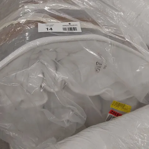 BAGGED & ROLLED OPEN COIL MATTRESS SMALL SINGLE 2'6"