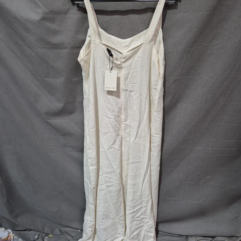 NOBODY'S CHILD BRIANNA JUMPSUIT – SOFT STONE, UK 14
