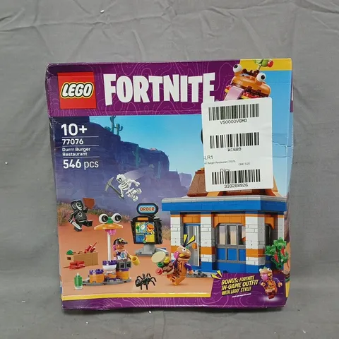 LEGO FORTNITE DURRR BURGER RESTAURANT TOY 77076