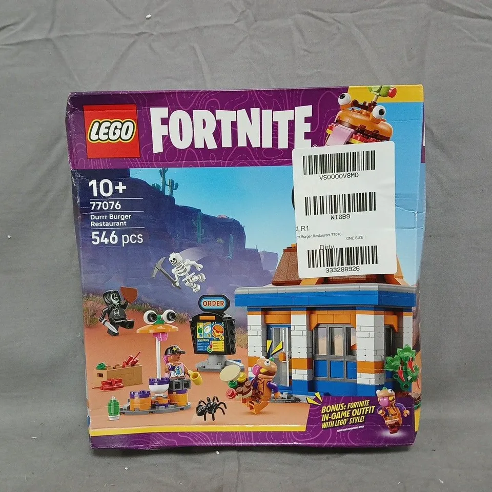 LEGO FORTNITE DURRR BURGER RESTAURANT TOY 77076