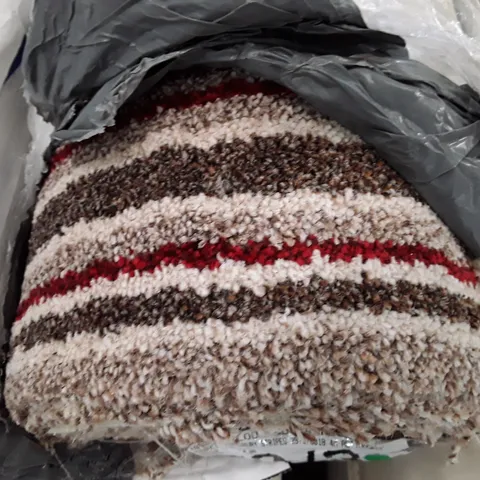 ROLL OF QUALITY STS LUXURY STRIPES CARPET APPROXIMATELY 6.7×4M