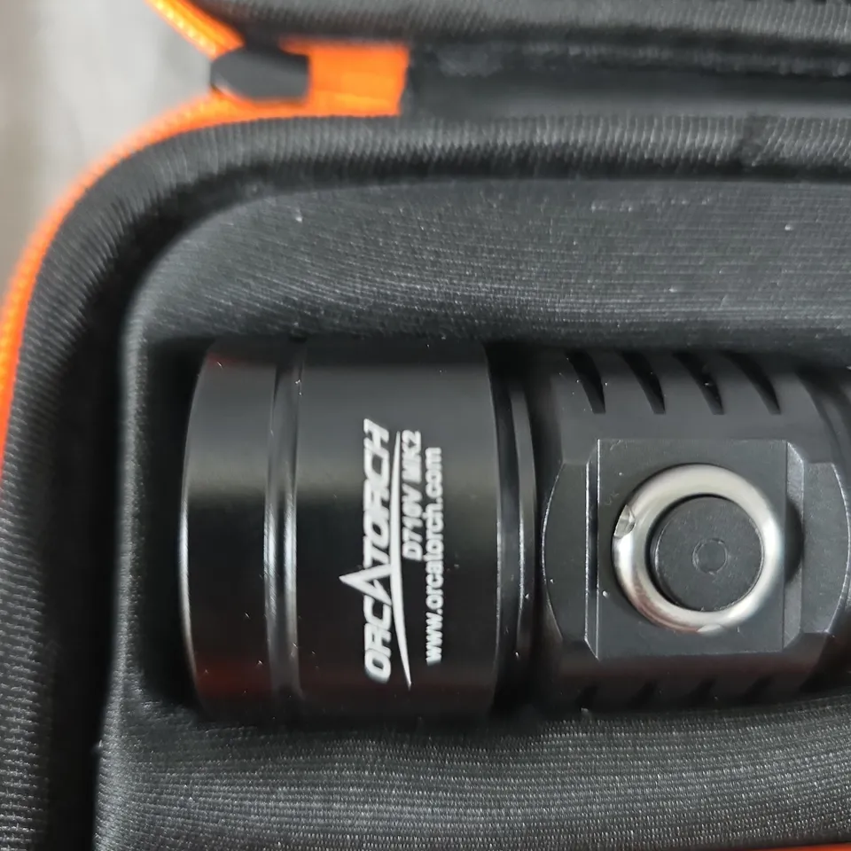 ORCATORCH LED FLASHLIGHT WITH 5000MAH BATTERY – CASE INCLUDED 