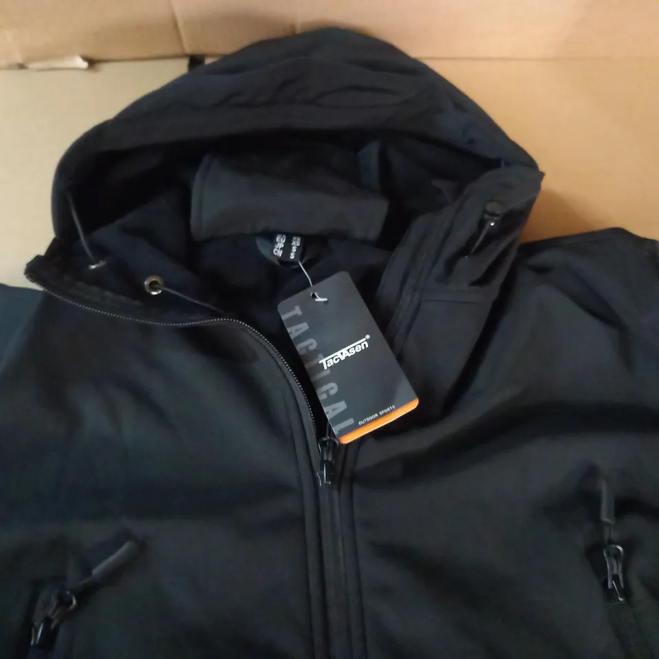 TAC VASEN BLACK ZIP THROUGH COAT - EU EU XS