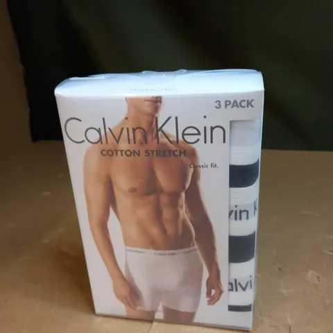 BOX OF 3 CALVIN KLEIN BOXER BRIEFS SIZE L