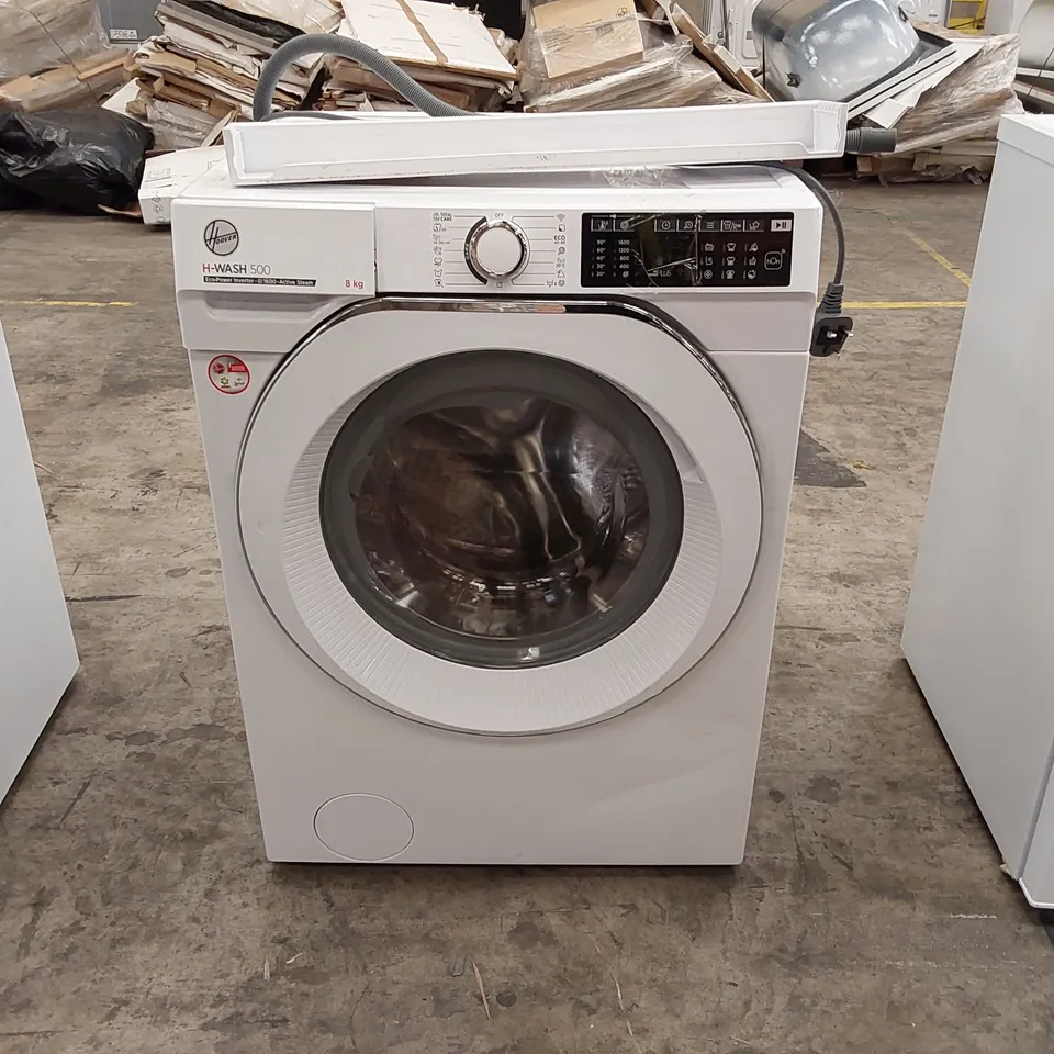 HOOVER H-WASH 500 HW68AMC FREESTANDING WASHING MACHINE, 8 KG LOAD, 1600 RPM, WHITE [ENERGY CLASS A]