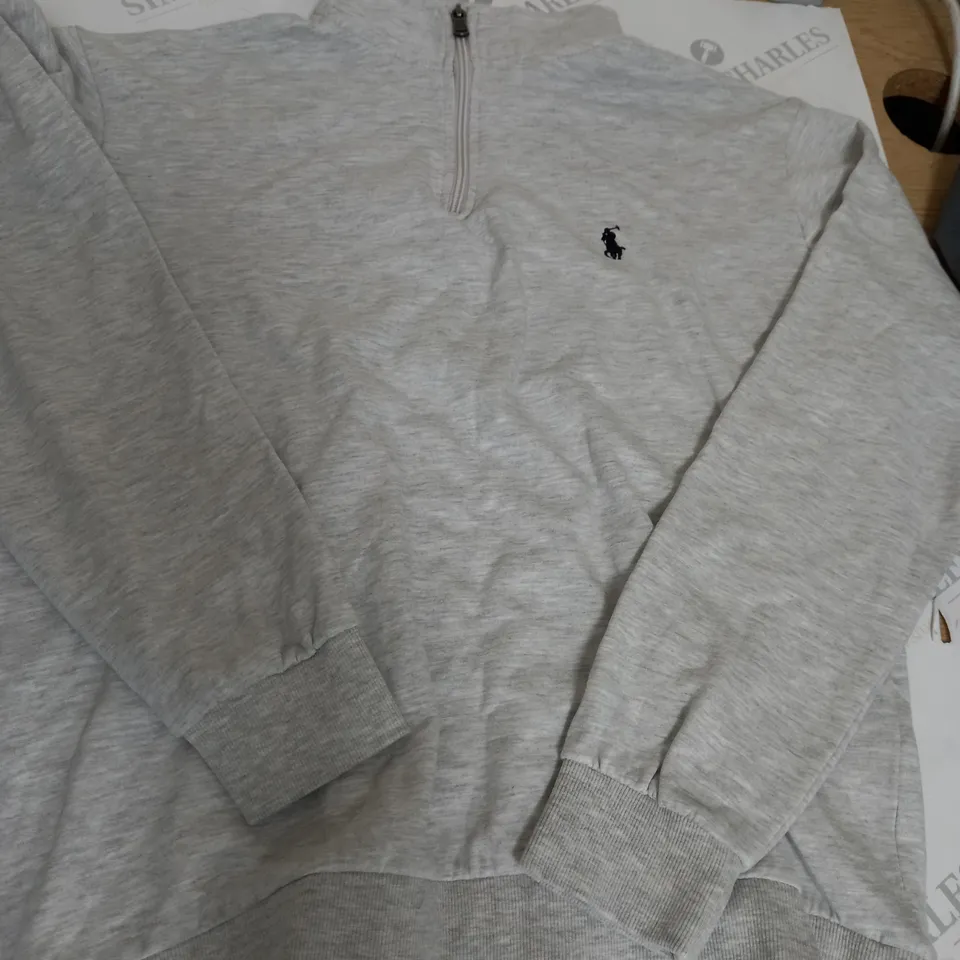 POLO RALPH LAUREN ZIPPED SWEATER SIZE M 