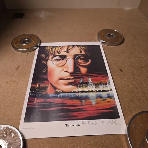 JOHN LENNON REFLECTION – ART PRINT - SIGNED BY LEN EHLEN 
