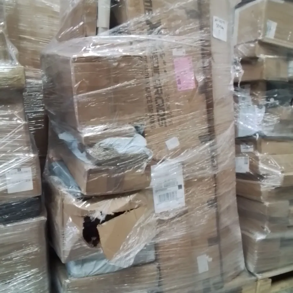 PALLET OF ASSORTED HOUSEHOLD GOODS AND PRODUCTS TO INCLUDE;STORAGE BOX,DESKFAN FAN,BLANKET 