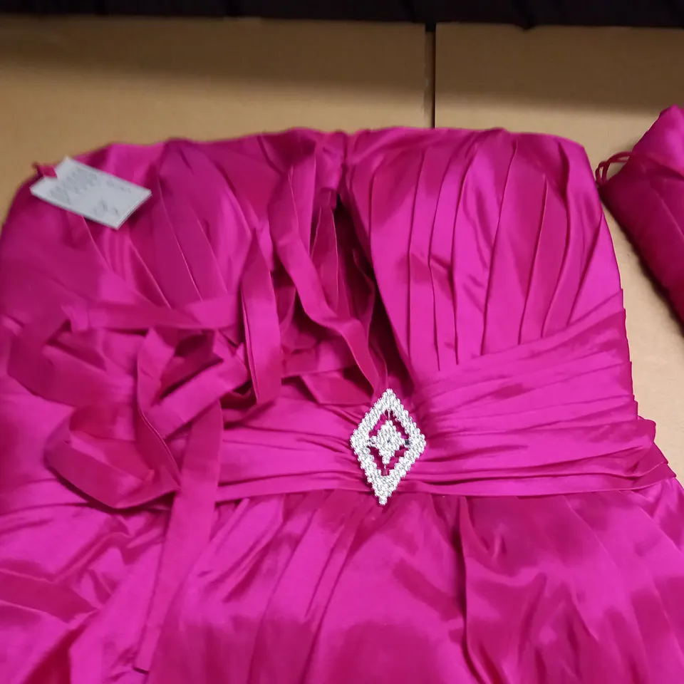 LOT OF 2 PINK EMBELLISHED OCCASIONAL DRESSES - 10&20
