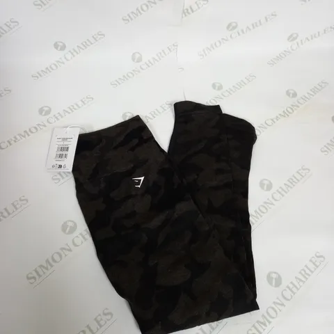 GYMSHARK ADAPT CAMO SEAMLESS LEGGINGS SIZE M