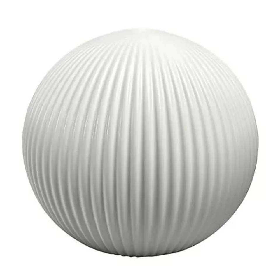 ABODE CERAMIC RIDGED DETAIL INDOOR/OUTDOOR GARDEN ORB
