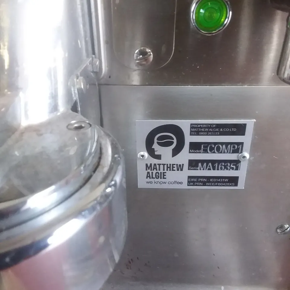 MATTHEW ALGIE ELEKTRA COFFEE MACHINE - EMCOMP1