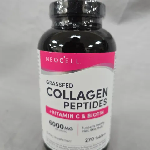 NEOCELL GRASS-FED COLLAGEN PEPTIDES WITH VITAMIN C & BIOTIN – 270 TABLETS