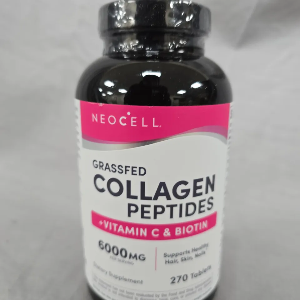 NEOCELL GRASS-FED COLLAGEN PEPTIDES WITH VITAMIN C & BIOTIN – 270 TABLETS