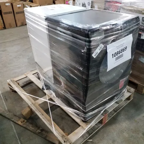COMFEE 87 LITRE FRIDGE FREEZER RCT124WH1(E) WHITE AND HOOVER H WASH 300 10KG WASHING MACHINE BLACK - UNPROCESSED RAW RETURNS