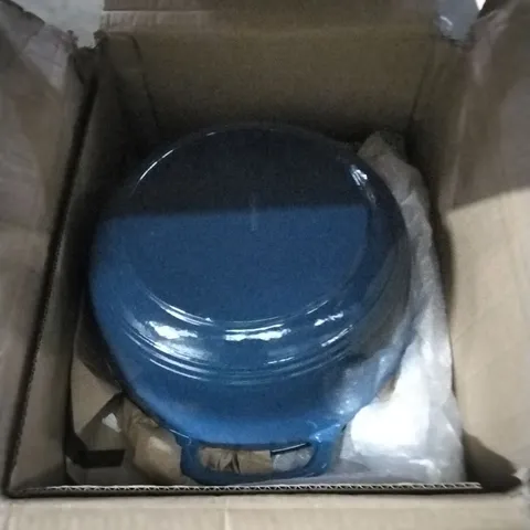 BOXED TROPITERRANEAN CASSEROLE DISH -  BLUE