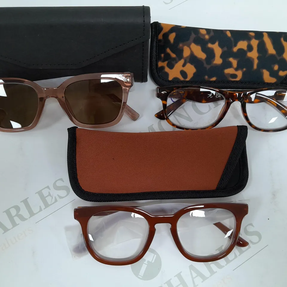 HUMMINGBIRD POLARISED SUNGLASSES & READER 2PC SET TAN MIX 3.5