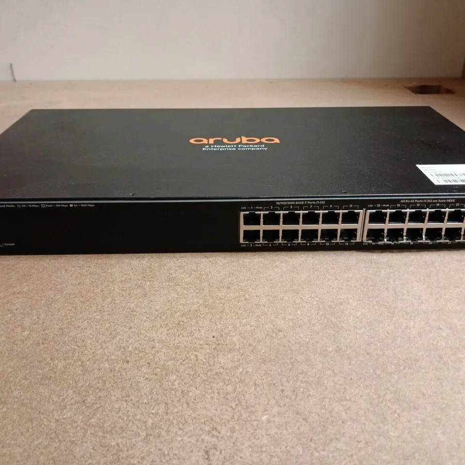 ARUBA J9776A NETWORK SWITCH – 24-PORT RJ45, 1U RACKMOUNT