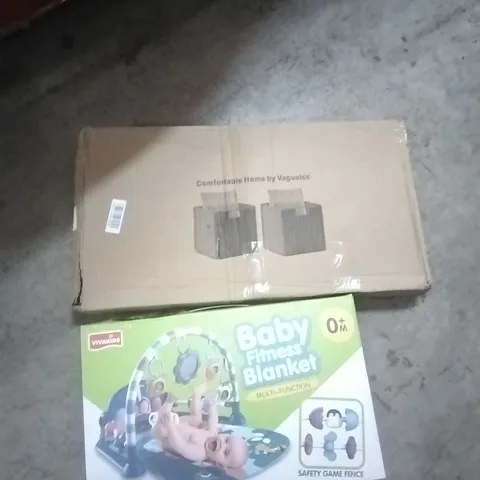 PALLET OF ASSORTED ITEMS TO INCLUDE; BABY BLANKET, HOME ORGANISATION BASKET