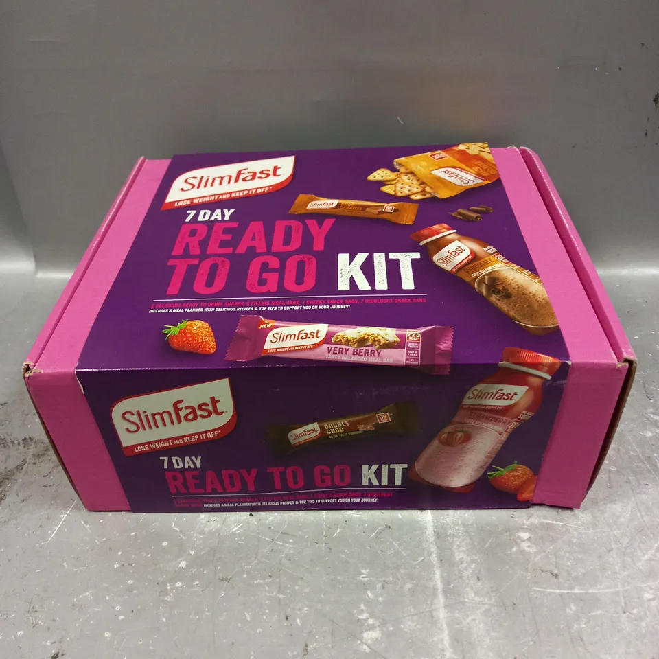 BOXED SEALED SLIMFAST 7 DAY READY TO GO KIT