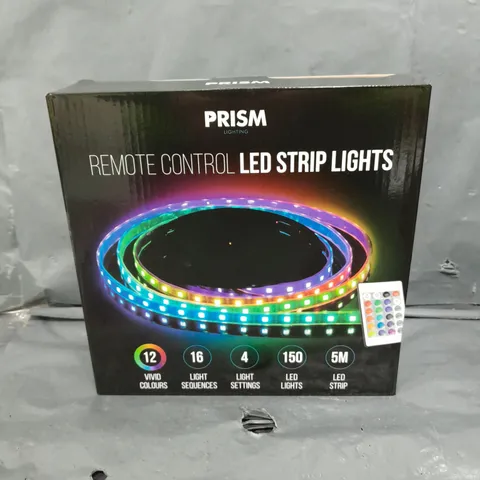 6 X BOXED PRISM REMOTE CONTROL LED STRIP LIGHTS