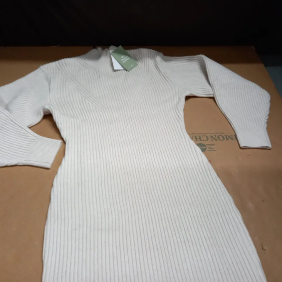 H&M KNITTED STYLE JUMPER DRESS - EUR S