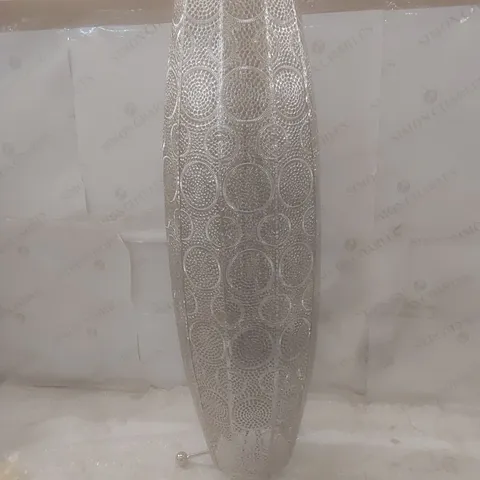 BOXED MANILA MOROCCAN FLOOR LAMP