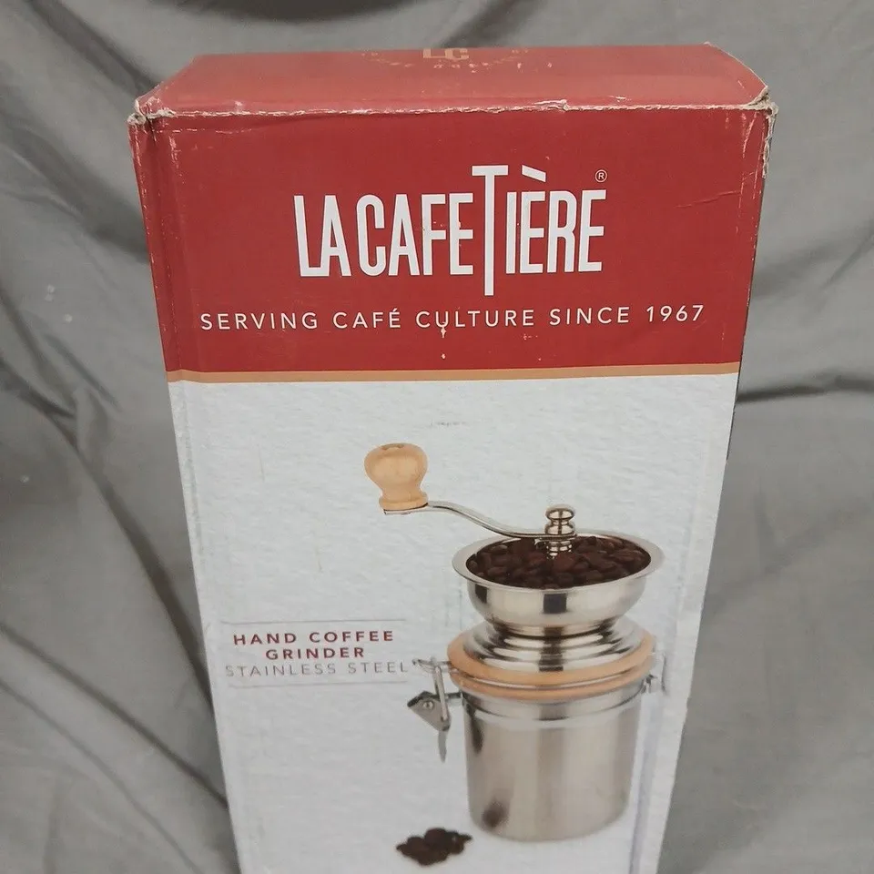 LA CAFETIERE HAND COFFEE GRINDER – STAINLESS STEEL 