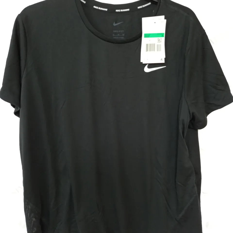 NIKE DRI-FIT WOMENS BLACK T-SHIRT - XL