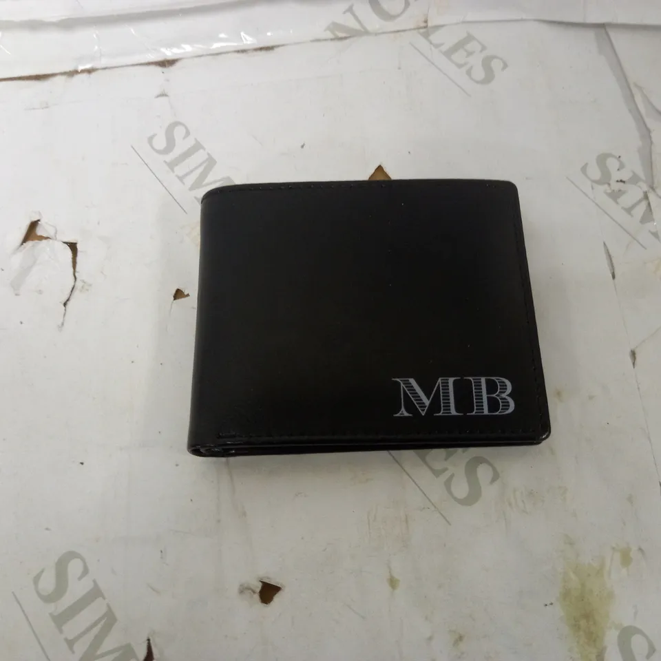 BLACK LEATHER WALLET  RRP £30