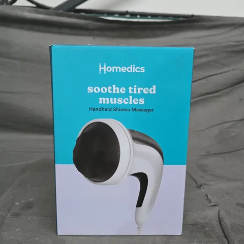 HOMEDICS HANDHELD SHIATSU MASSAGER – BOXED