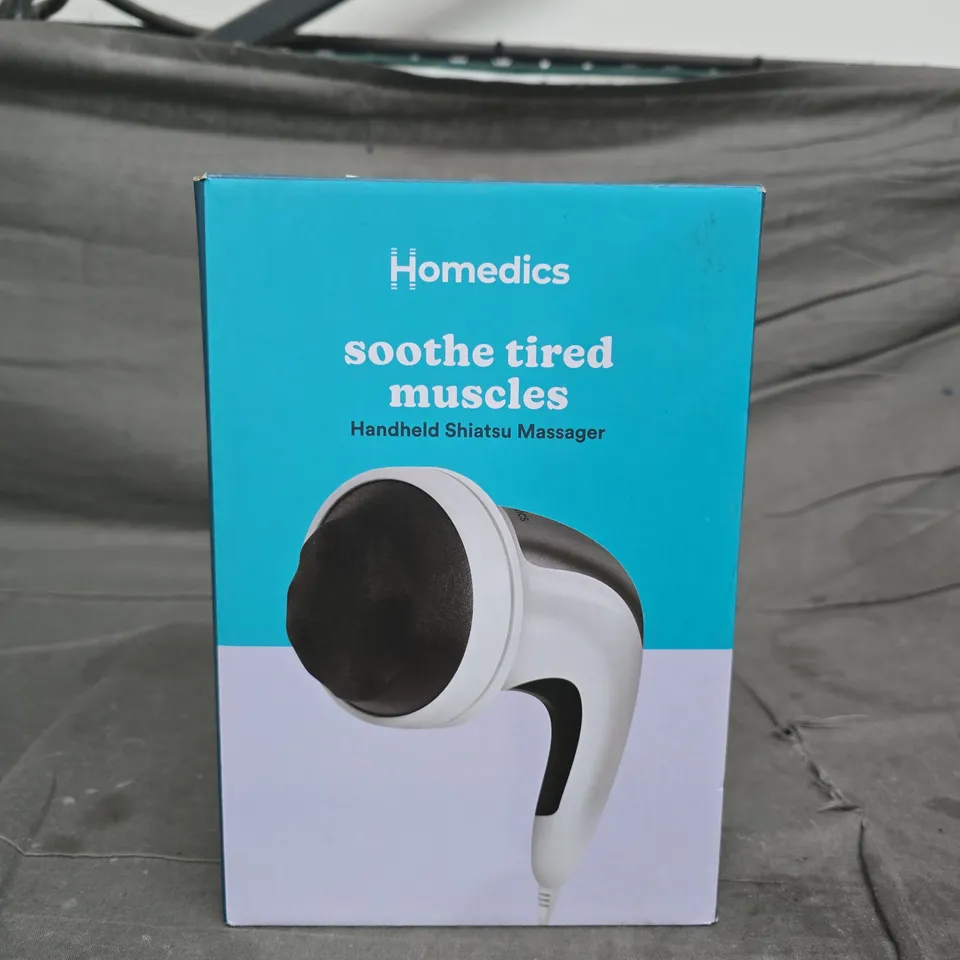 HOMEDICS HANDHELD SHIATSU MASSAGER – BOXED