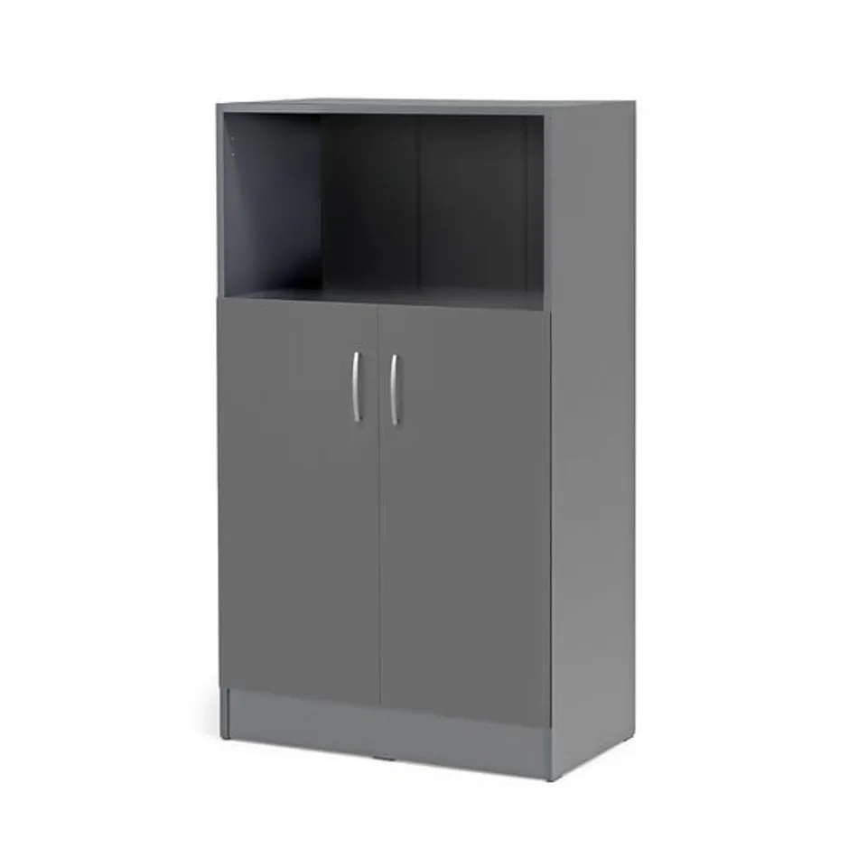 BOOKSHELF 1325X760X415 MM, GREY (3 BOXES)