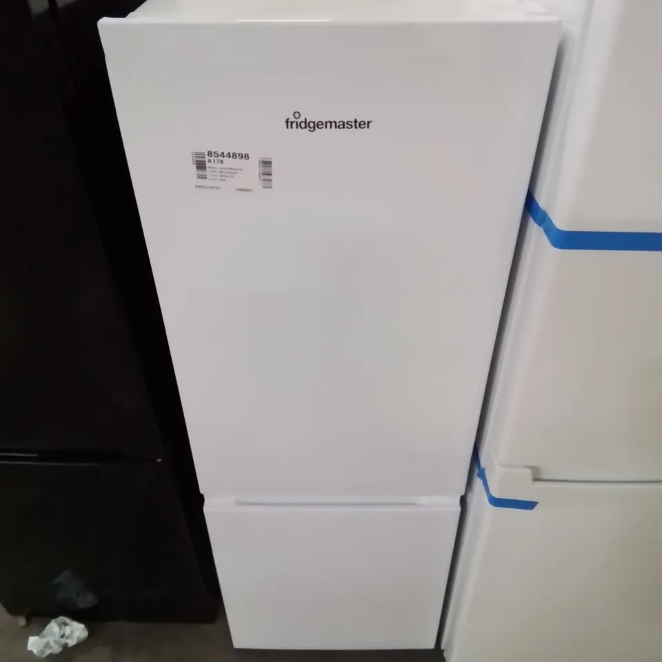 FRIDGEMASTER 50cm FREESTANDING 60/40 FRIDGE FREEZER IN WHITE MC50175A - UNPROCESSED RAW RETURN