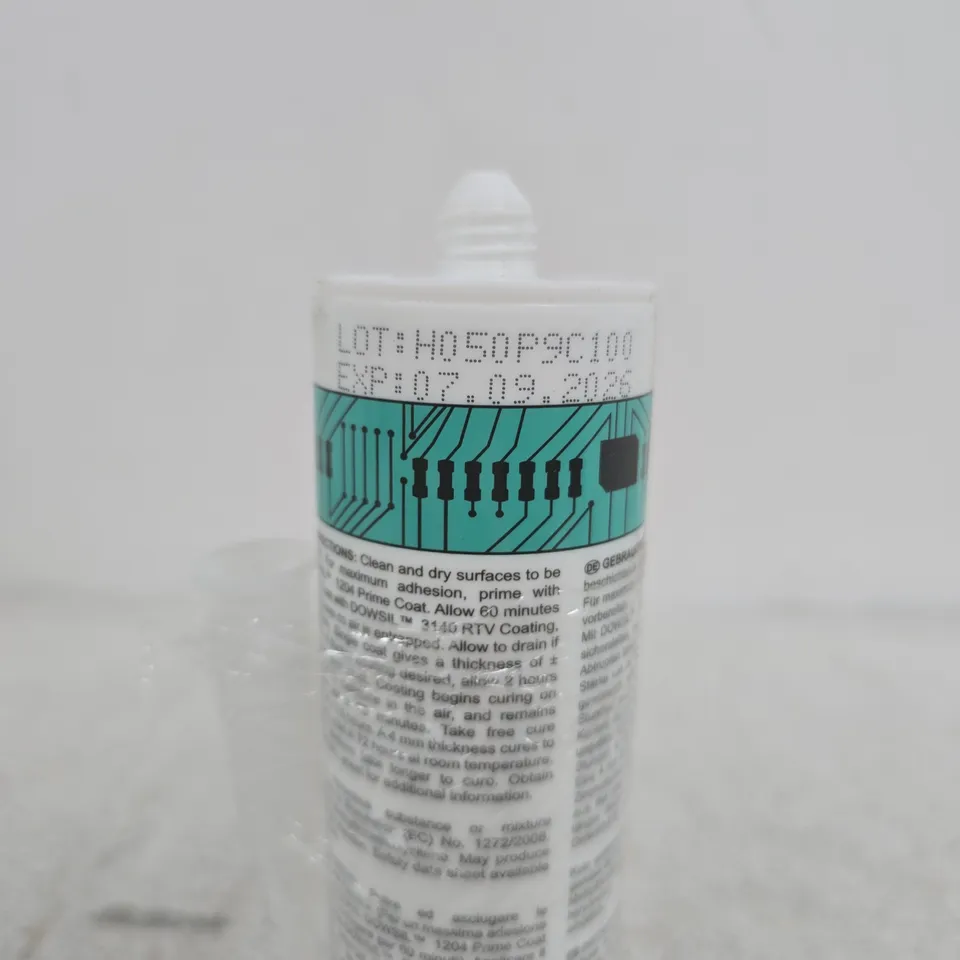 DOW RTV COATING 3140 – NON-CORROSIVE SILICONE RUBBER, TUBE