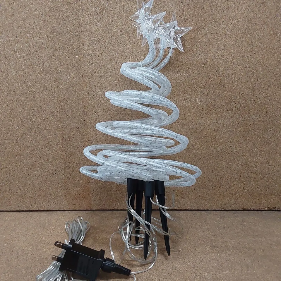 5 X BOXES OF OUTDOOR SPIRAL TREE STAKE CHRISTMAS LIGHTS - SET OF 4 SPIRALS PER BOX