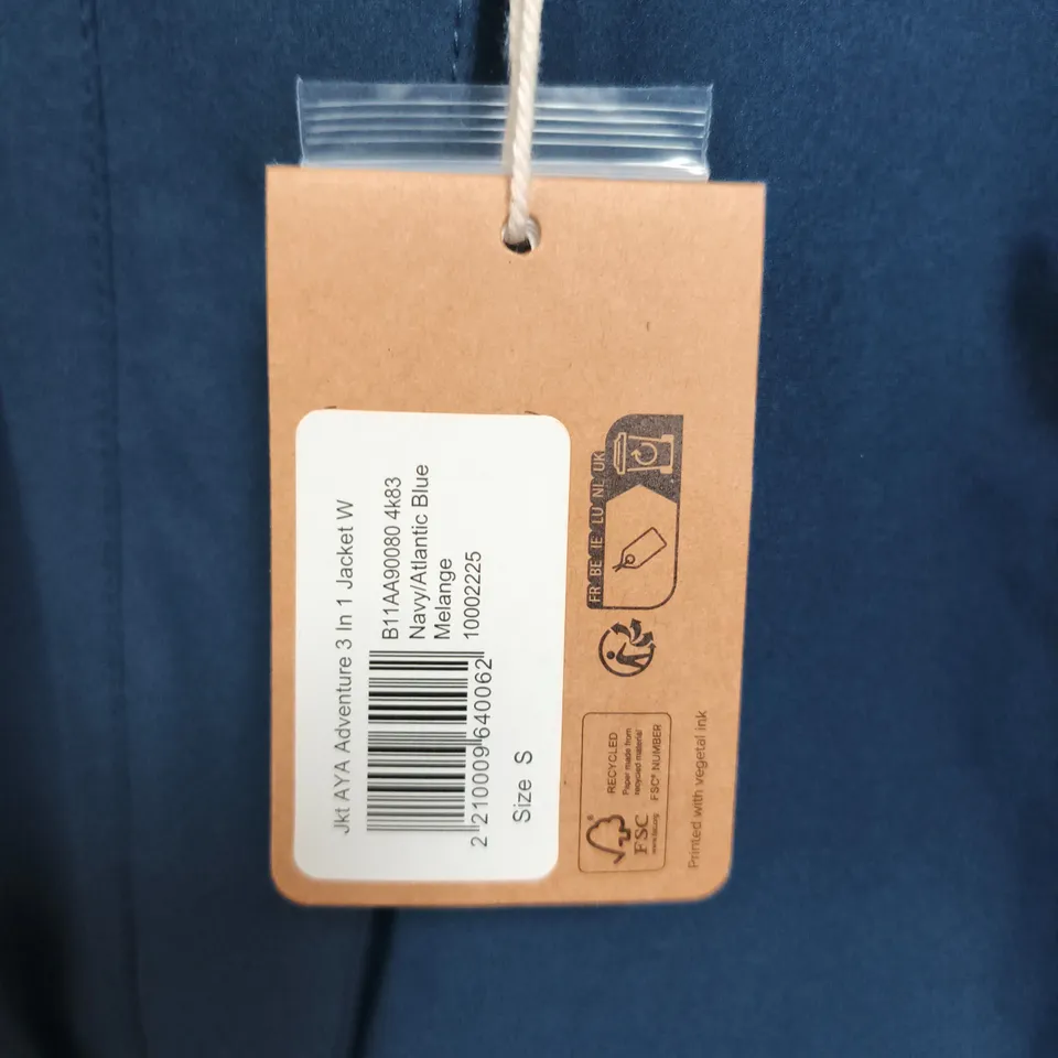 AYA ADVENTURE 3-IN-1 JACKET – WOMEN’S, NAVY/ATLANTIC BLUE MELANGE