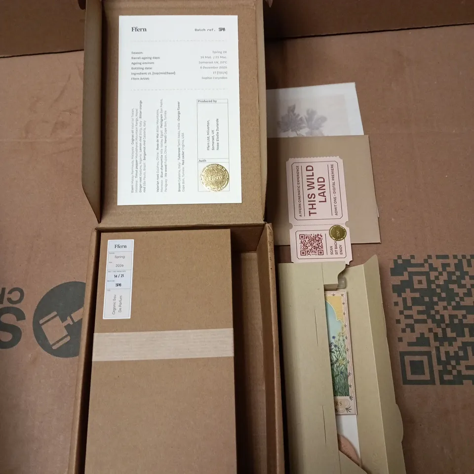 BOXED AND SEALED FFERN SPRING 2026 ORGANIC EAU DE PARFUM
