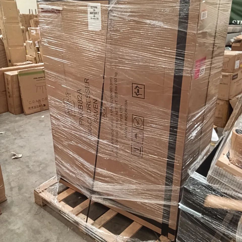 BOXED MODUS FURNITURE GRACE DRESSER - RAVEN (1 BOX/PALLET)